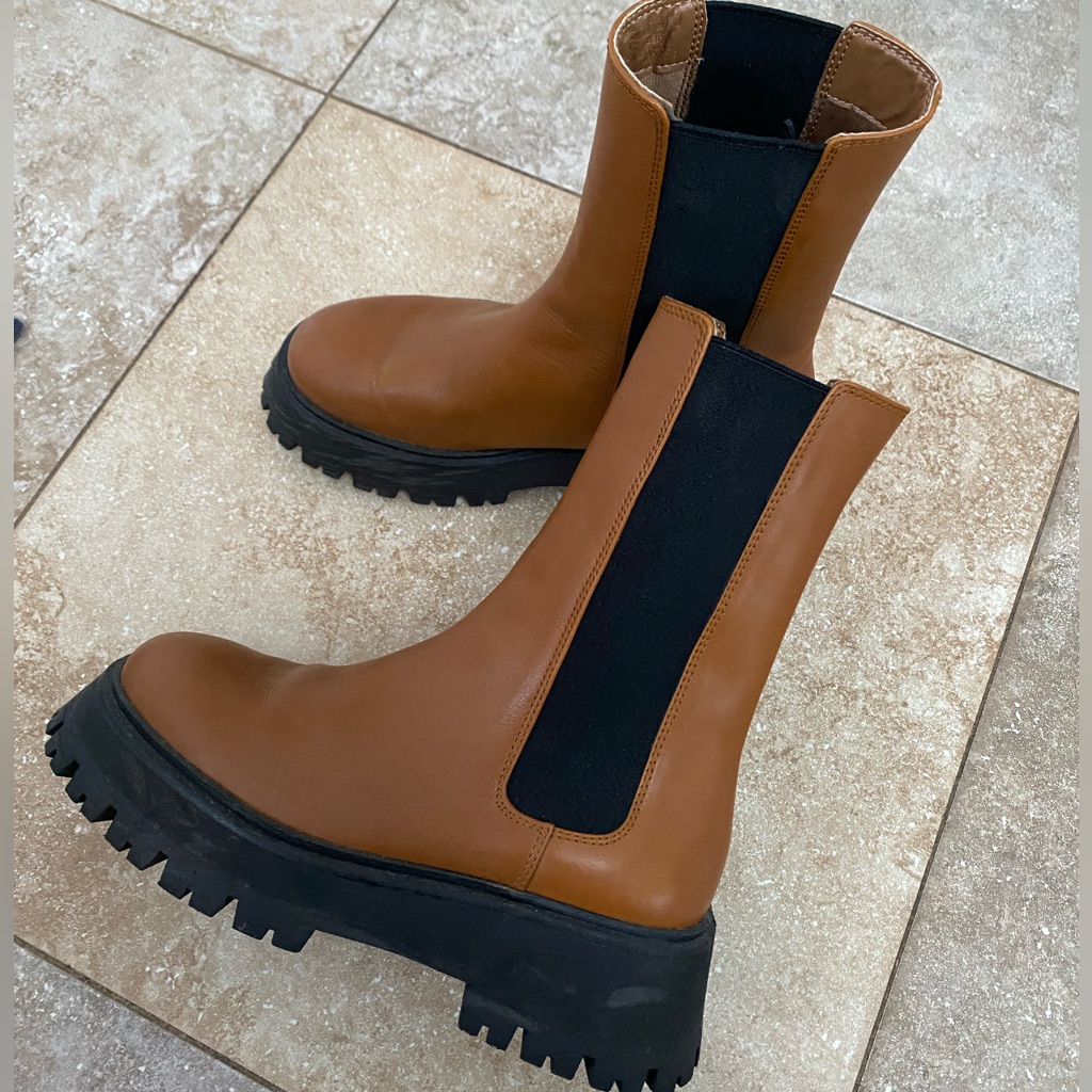 Zara Leather Boots